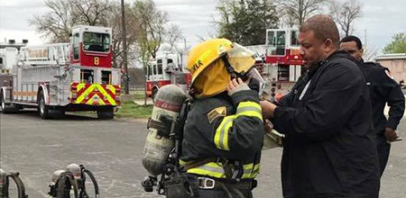 Fire Safety Summer Camp at Hunting Park