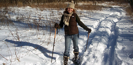 Snowshoeing