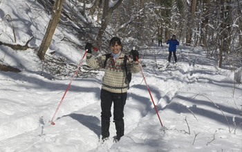 cross country skiing