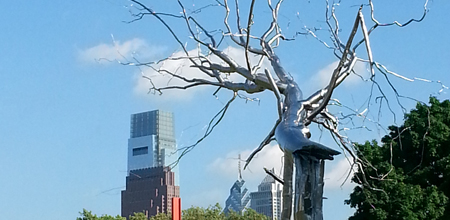 roxy Paine's Symbiosis