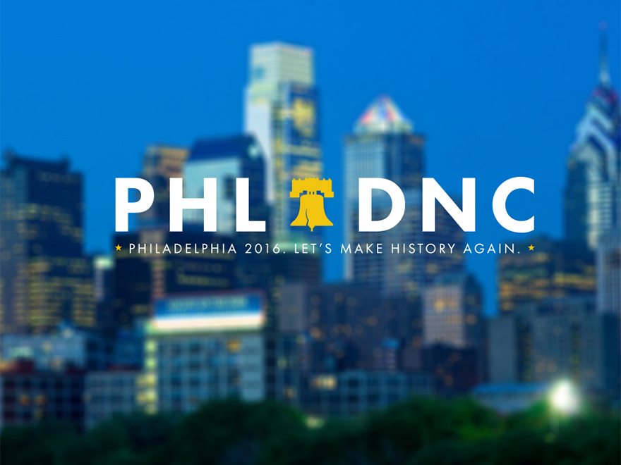 PHL DNC - Philadelphia 2016 - Let's make history again.