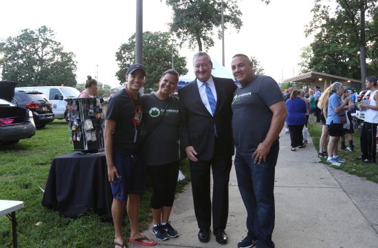 Mayor Kenney at National Night Out 2016