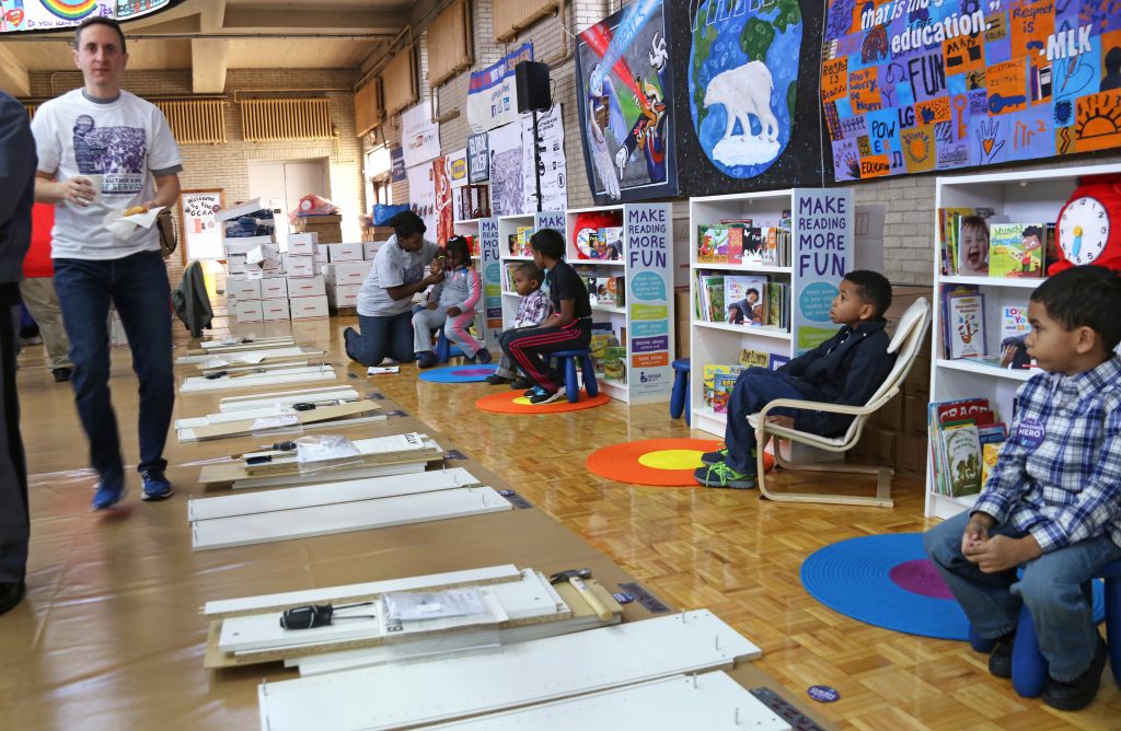 Volunteers built 150 book nooks for places you wouldn't ordinarily expect to find books.