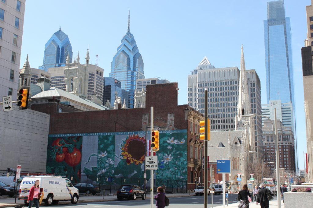 Philly Skyline Plus Mural