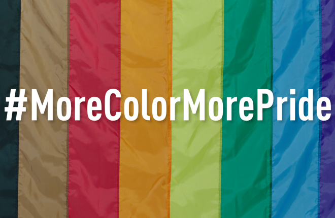 More Color, More Pride new LGBTQ flag