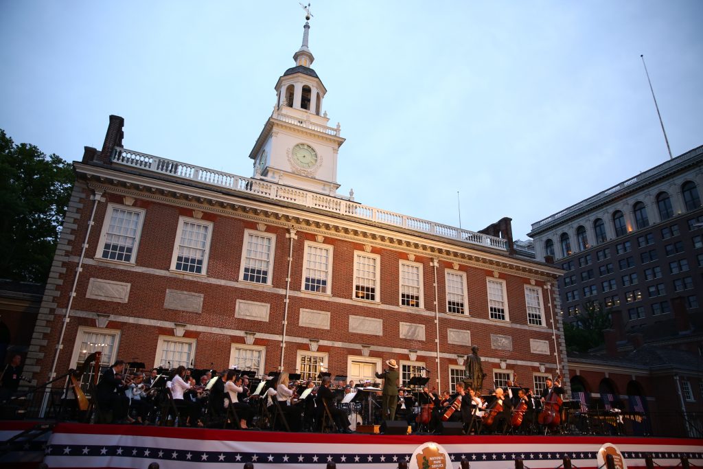 Philly Pops on Independence Mall July 2016