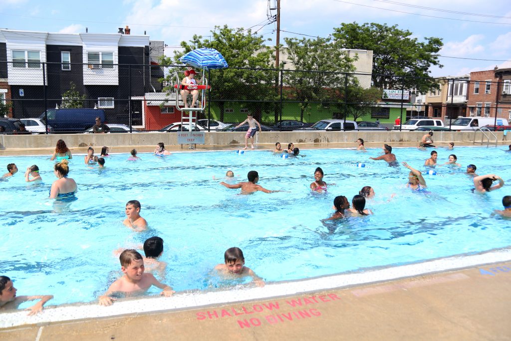 Kids enjoy the first day of city pools opening at Murphy Recreation Center 
