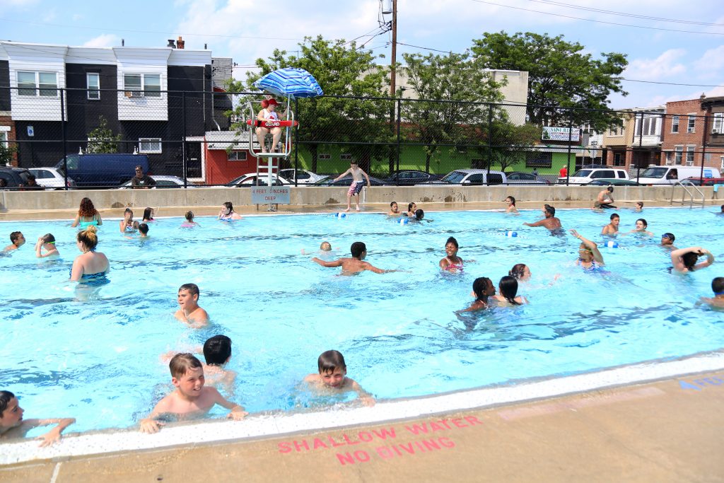 Kids enjoy the first day of city pools opening at Murphy Recreation Center