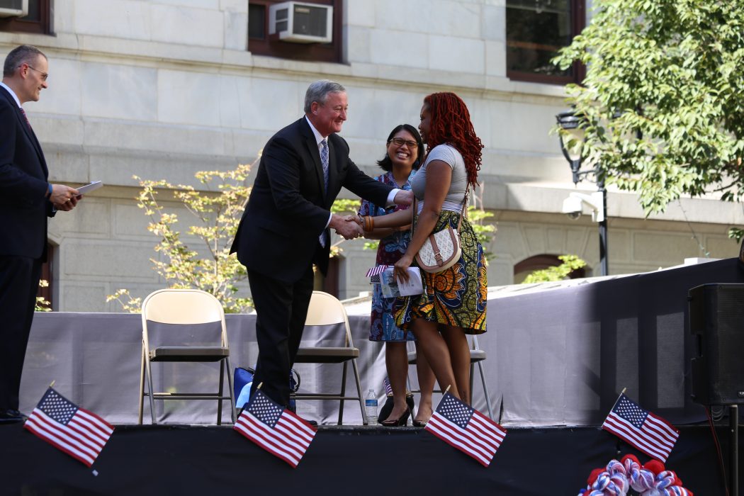 Naturalization ceremony