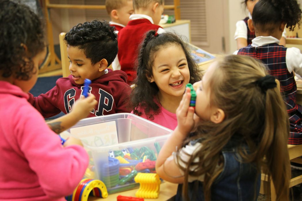 Students enjoy activities at PHLpreK provider Casa Del Carmen on March 27. 