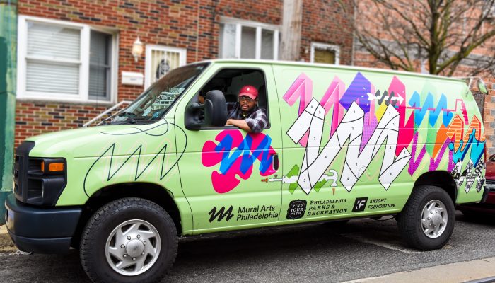 Murals on the Move van