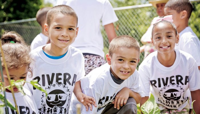 Campers at Rivera Recreation Center