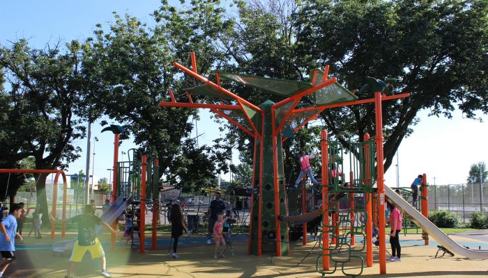 Newly renovated Max Myers playground