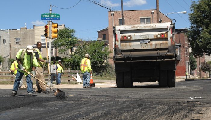 Street Repaving Crew