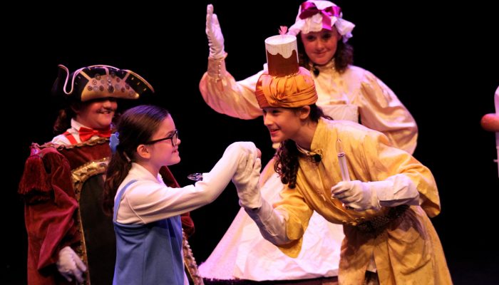 Youth performing in Beauty & the Beast