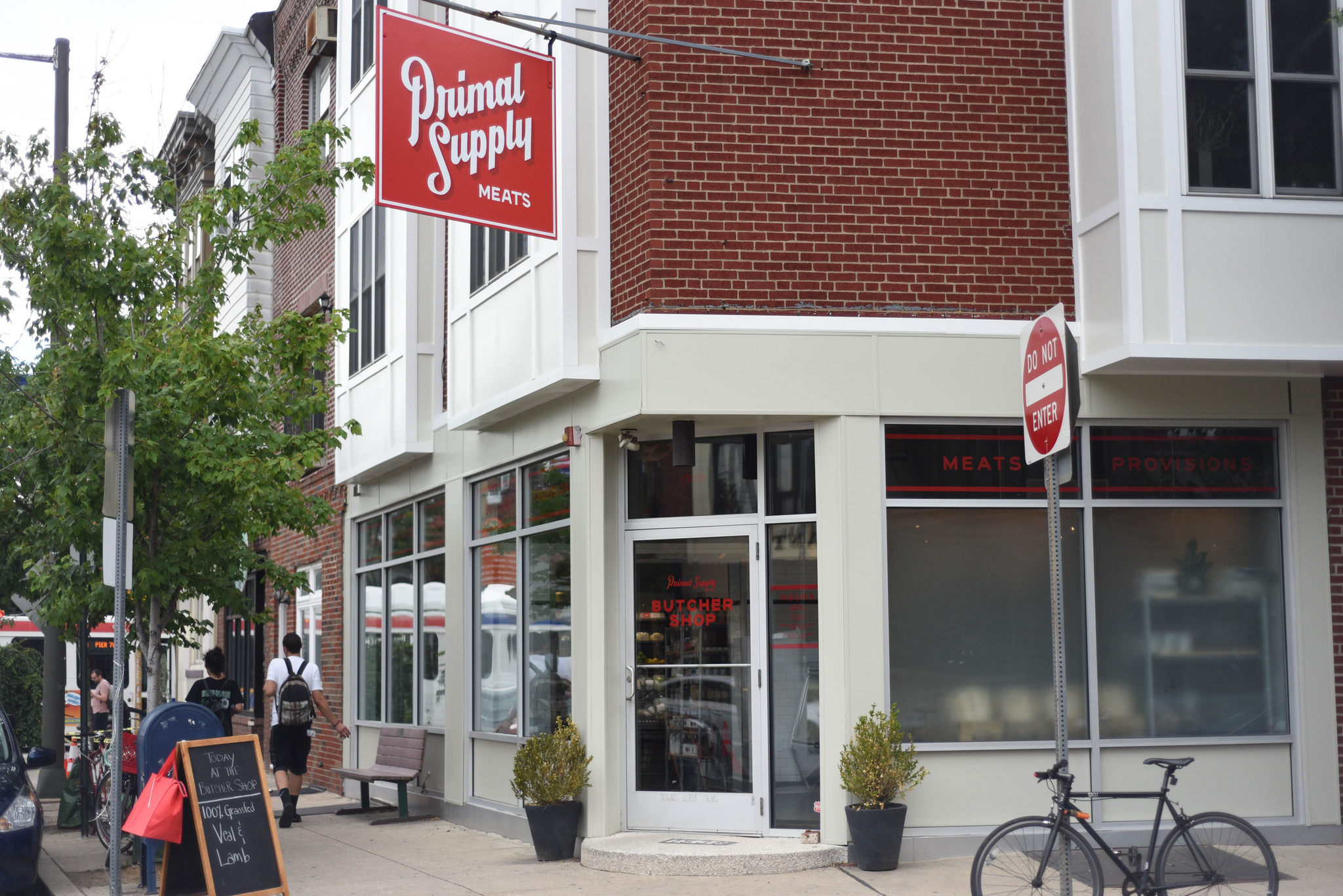 The exterior of Primal Supply Meats on East Passyunk Avenue in South Philadelphia.