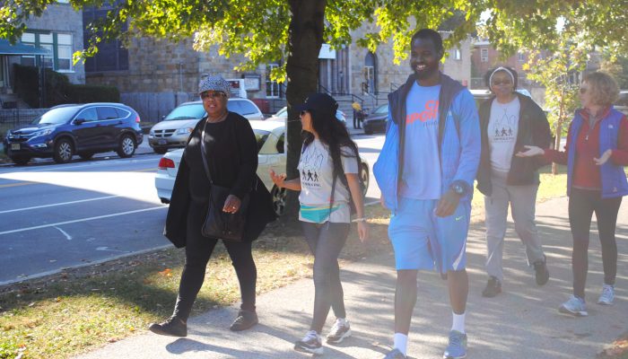 A walking group