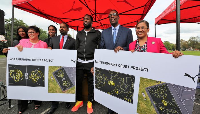 Meek Mill and officials present renovation designs