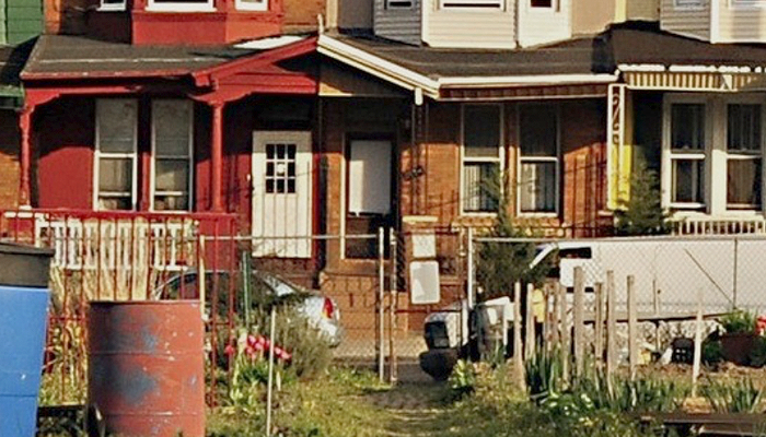 Philadelphia row houses