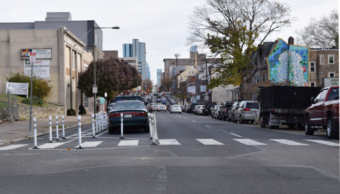 Chestnut Protected Bike Lane