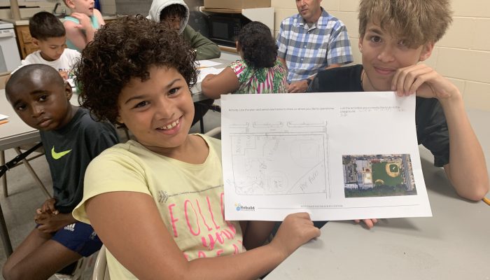 Students design playground