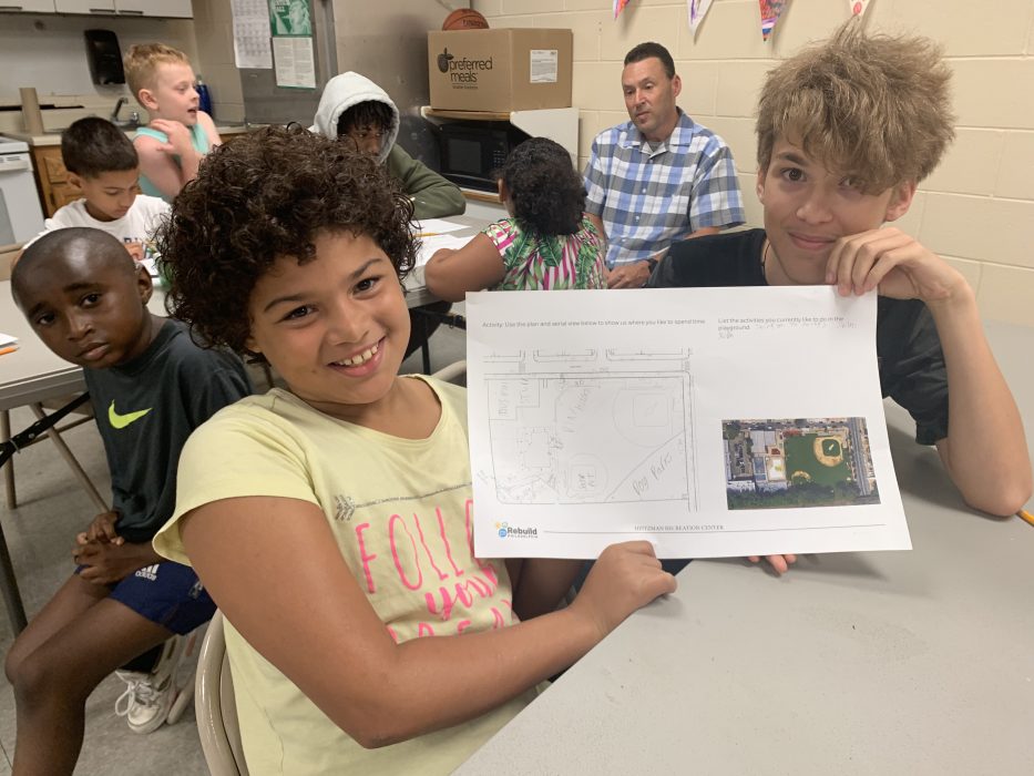 Students design playground
