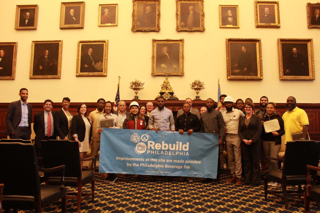 Rebuild trainees visit City Hall