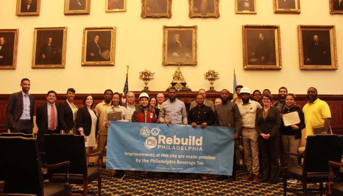 Rebuild trainees visit City Hall