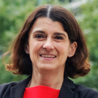 Frances Beckley Chief Revenue Council in front of City Hall, Philadelphia