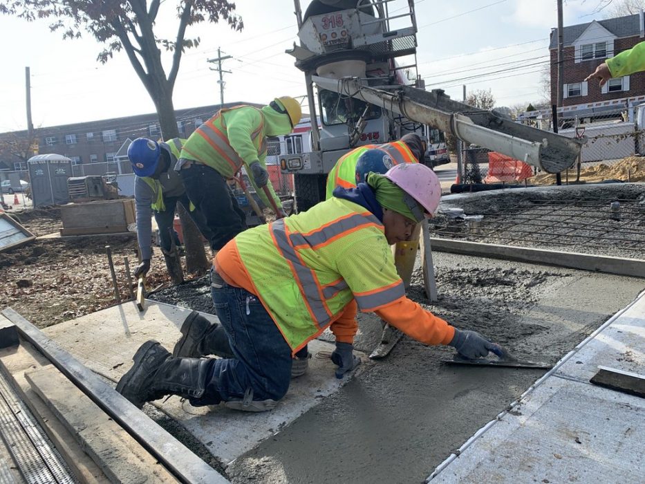 Gifford Playground construction