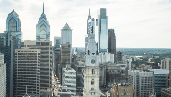 Philadelphia skyline by Albert Lee