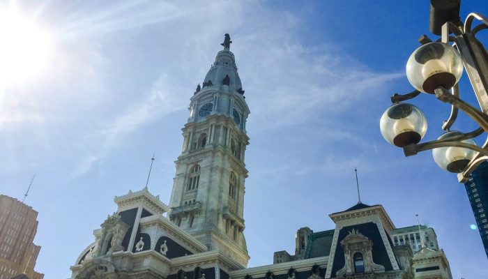 Philadelphia City Hall on a sunny day