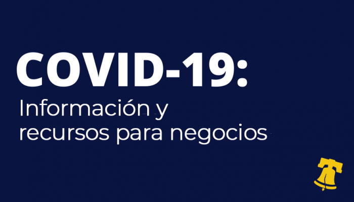 COVID-19 picture in Spanish informacion para negocios