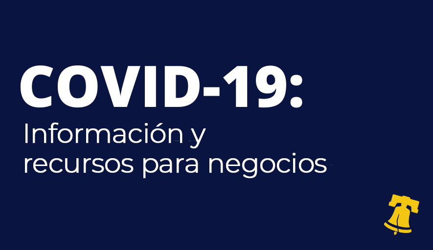 COVID-19 picture in Spanish informacion para negocios