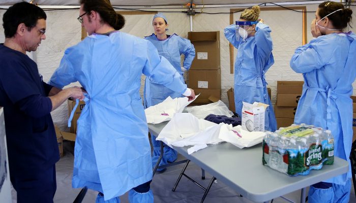 I'm Mentally and Physically Exhausted.' Healthcare Workers Battling  Coronavirus Are Running Out of Protective Gear - Time