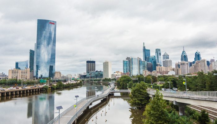 the philadelphia city skyline