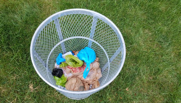 Waste Bin with Plastic Bags