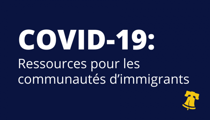 COVID-19 graphic in French