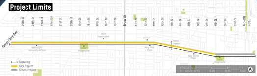 Street Map of Washington Avenue