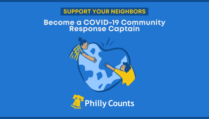 Graphic become a COVID Community Response Captain