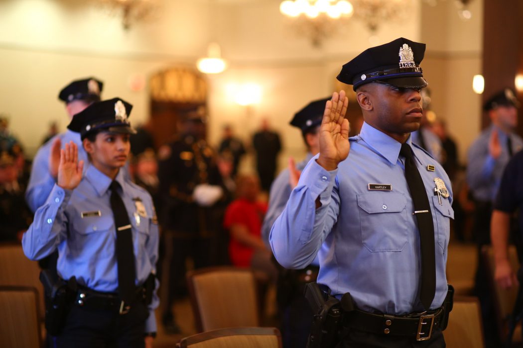Blue hair police officer in Philadelphia - wide 6