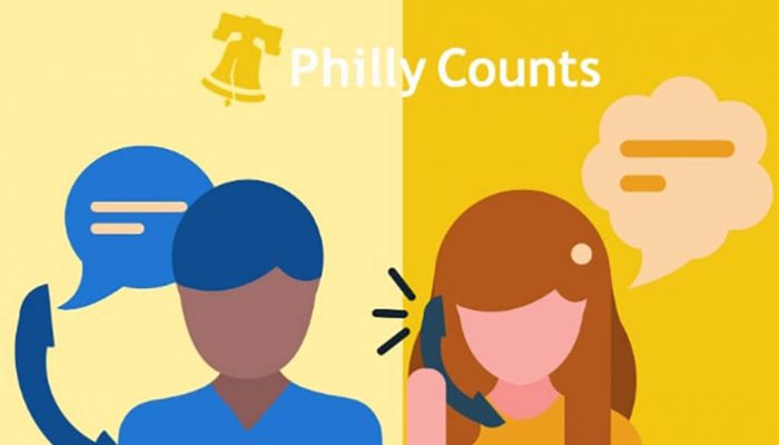 Philly Counts phone banking banner