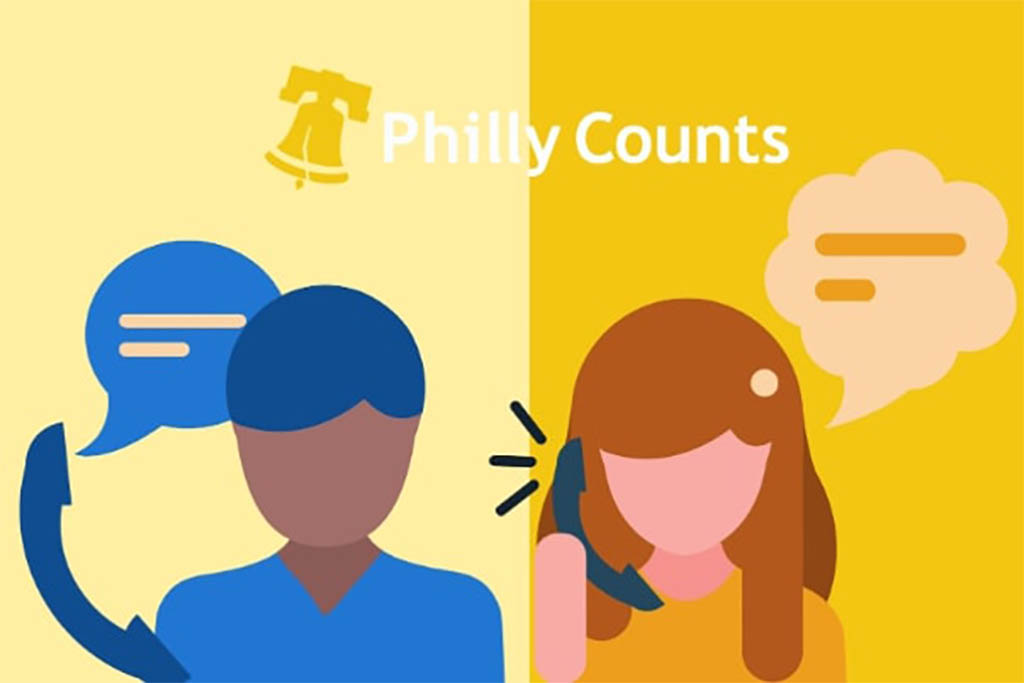 Philly Counts phone banking banner
