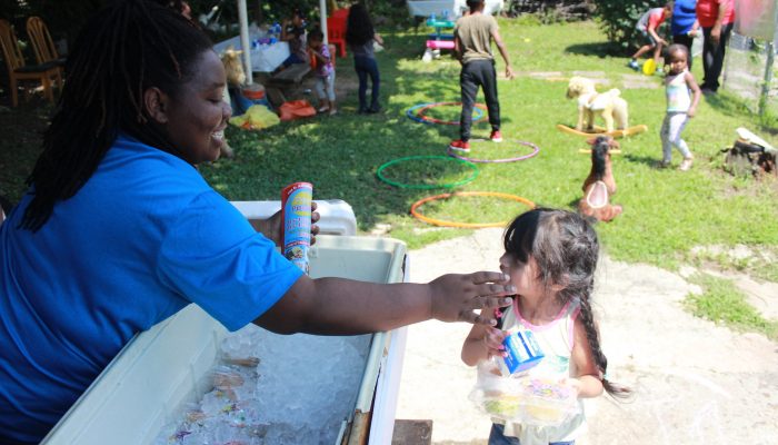 PPR Camp Counselor serves child