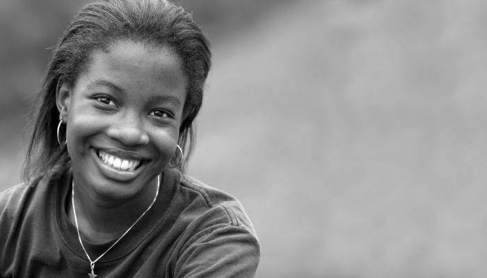Smiling Foster Teen