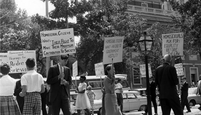 LGBTQ 1965 • Group protest photo