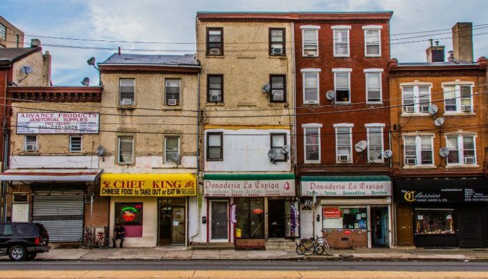 Rowhomes with store fronts