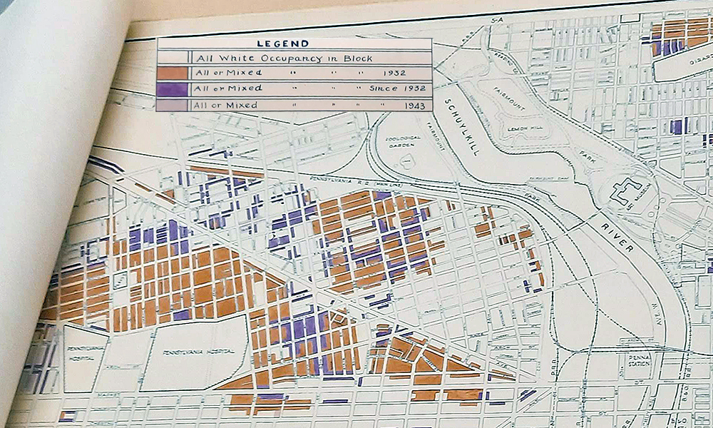 planning map 1930s and 40s