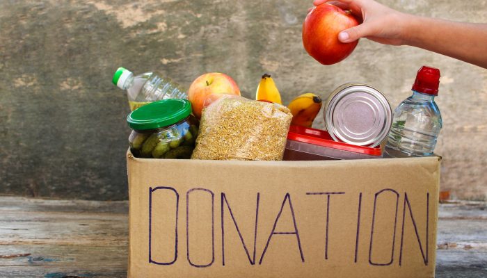 Donate food this holiday season