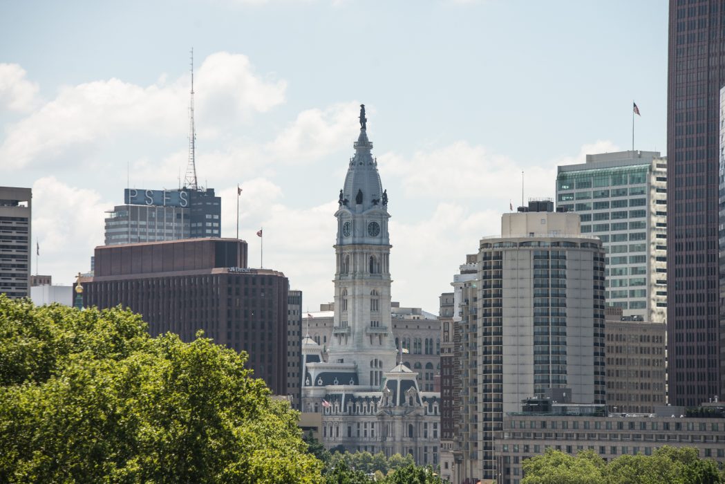 View of City Hall from outside during the day.